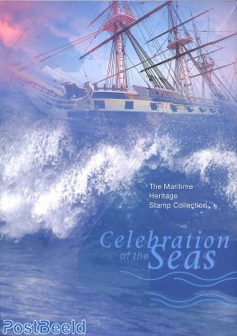 Celebration of the Seas, folder with MNH stamps
