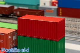 20' Container, red