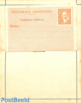 Reply paid card letter 1.5c