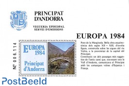 Europa, Special s/s, not valid for postage