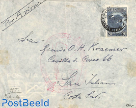 Airmail letter, special postmark: CATAGONIA