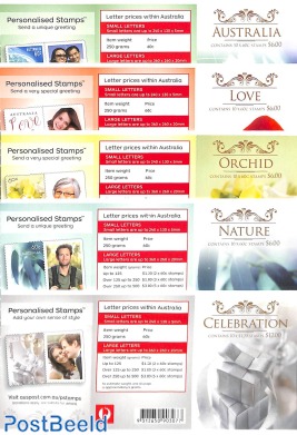 Wishing stamps 5 booklets s-a