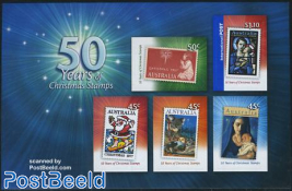 50 Years of christmas stamps s/s s-a
