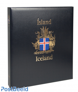 Luxe stamp album Iceland I 1873-1989