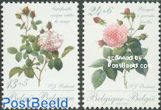Philatelic promotion, roses 2v