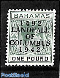 1 pound, stamp out of set