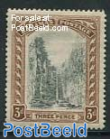 3p, Brown/black, Stamp out of set