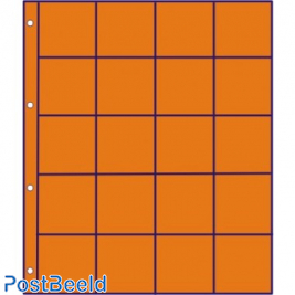 10 orange interleavers squared