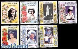 Queen mother birthday 7v