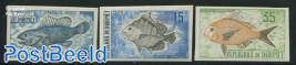 Fish 3v, Imperforated