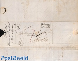 Folding letter from HANNOVER to COELN