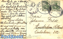 Railway post from Munden to Amsterdam