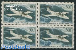 Airmail definitive 1v, Block of 4 [+]