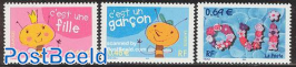 Greeting stamps 3v
