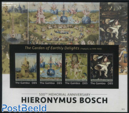 Hieronymus Bosch 4v m/s, imperforated