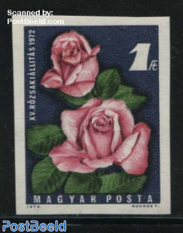 Roses exposition 1v imperforated