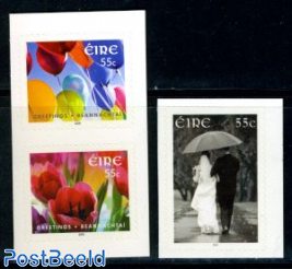 Greeting stamps 3v s-a