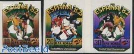 World Cup football Spain 3v, imperforated