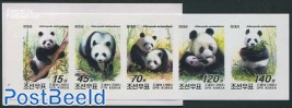 Panda imperforated booklet