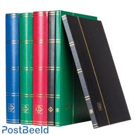 Leuchtturm Basic Stockbook Red (A4) - 32 Black Pages