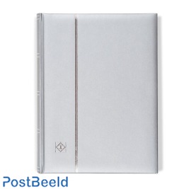 Leuchtturm Comfort Stockbook 64 White Pages (A4) Silver