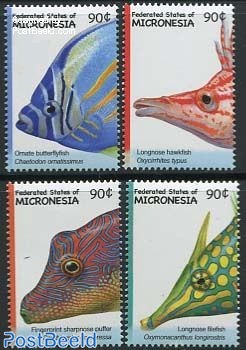 Fish of Micronesia 4v
