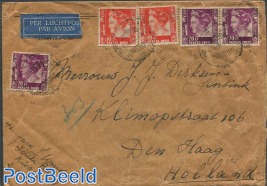 Airmail from Kisaran to The Hague