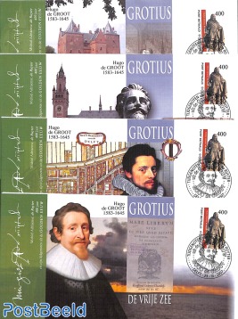 4 History covers, Hugo Grotius