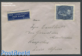 Airmail cover from IJmuiden to Capetown