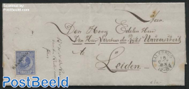 Letter with Langstempel Balkbrug