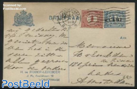 Postcard with private text, C.O.G. de ridder, Den Haag
