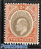 South Nigeria, 2d, WM Mult. Crown-CA, Stamp out of set