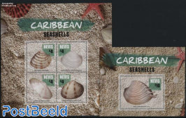 Caribbean Seashells 2 s/s