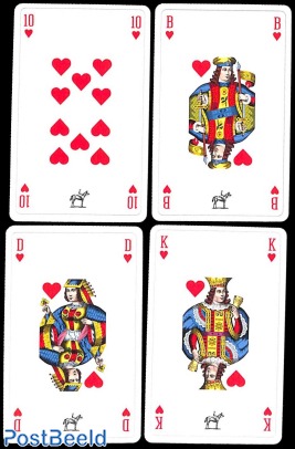 Present of the post, playing cards (no postal value)