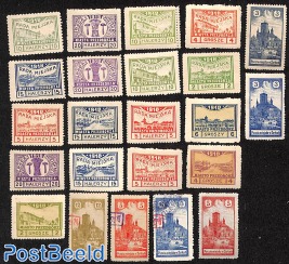 Lot Polish local stamps or forgeries 