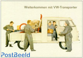 Volkswagen Transporter with workers