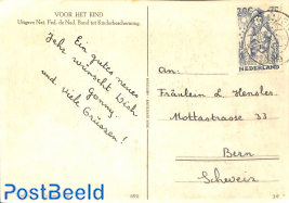 Postcard to Switzerland with NVPH No. 548