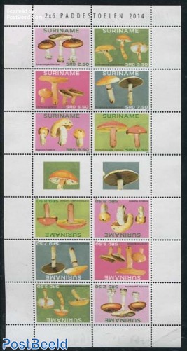 Mushrooms minisheet