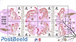 Personal stamps, year of the tiger m/s
