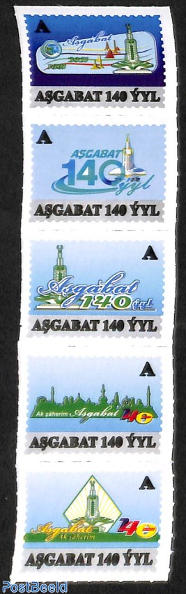 140 years Ashgabat 5v