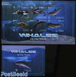 Whales of the world 2 s/s
