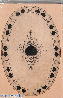 Oval shape playing cards, Germany (around 1860), Replica card game