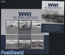 WWI Submarines 2 s/s