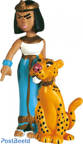 Asterix Figure Cleopatra and her panther 6 cm