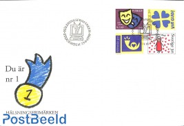 Greeting stamps 4v [+]