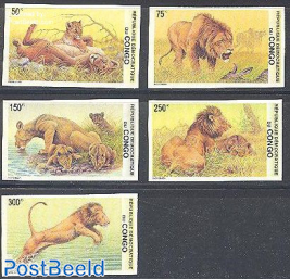 Lions 5v, Imperforated