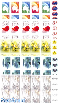 Wishing stamps 5 booklets s-a