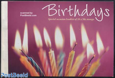 Birthdays Prestige booklet
