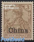 3Pf, German Post, Stamp out of set