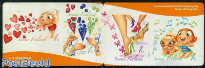Wishing stamps 4v s-a in booklet